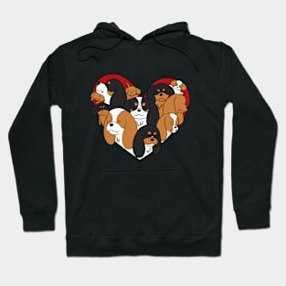 Cavalier King Charles Spaniel Heart Hoodie